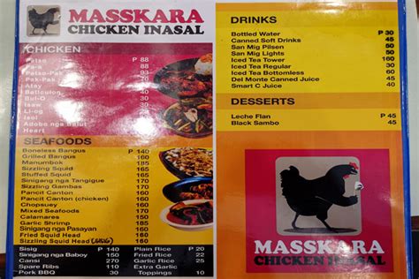 masskara chicken inasal|Masskara Chicken Inasal menu delivery .